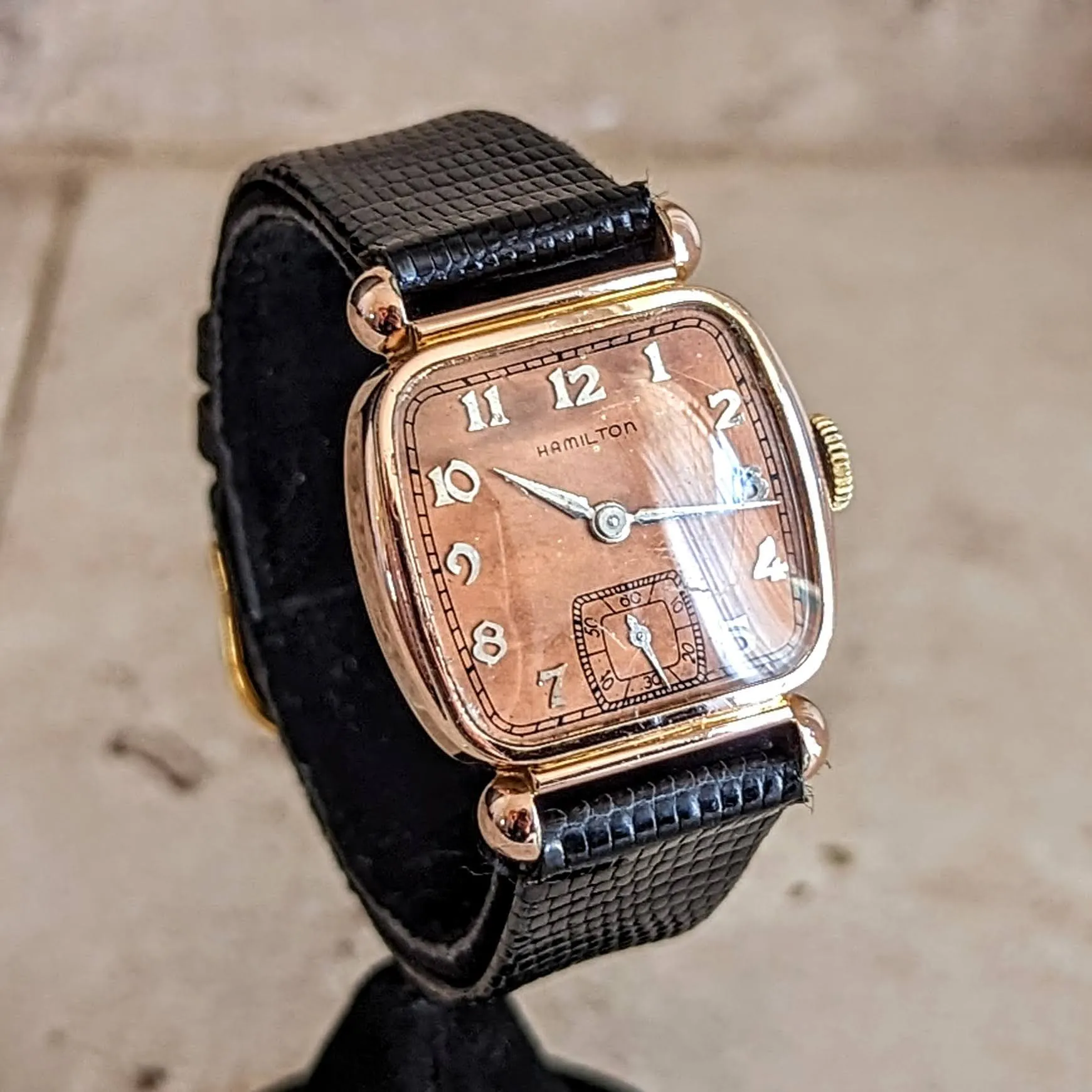 HAMILTON 1941 Coral Martin Wristwatch 17 Jewels Grade 987A  U.S.A. Made Watch