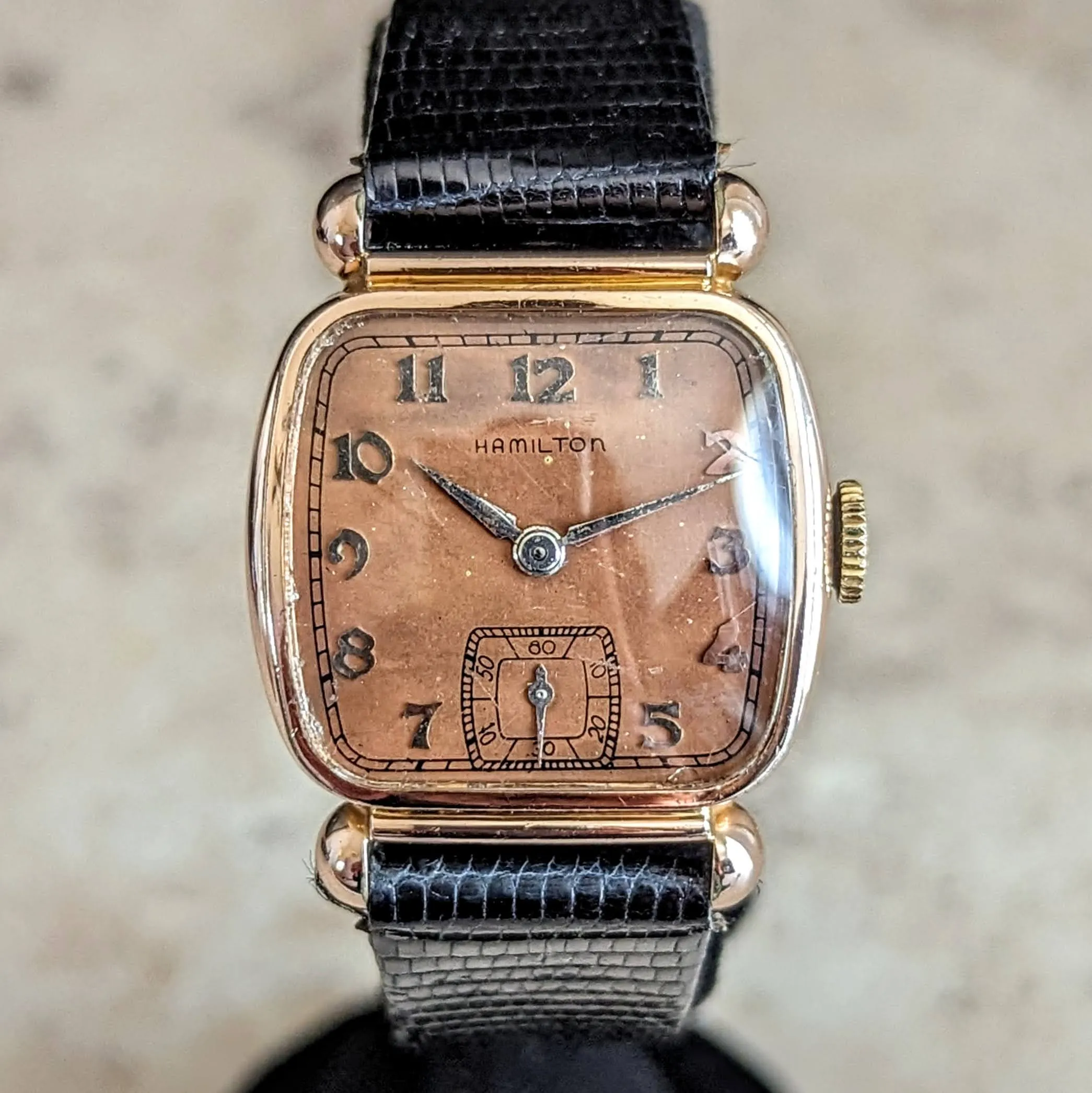 HAMILTON 1941 Coral Martin Wristwatch 17 Jewels Grade 987A  U.S.A. Made Watch