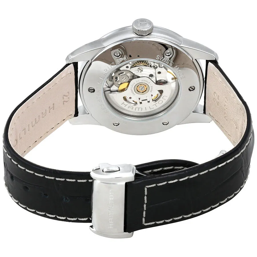 Hamilton Railroad Silver Skeleton Dial Men's Watch H40655751