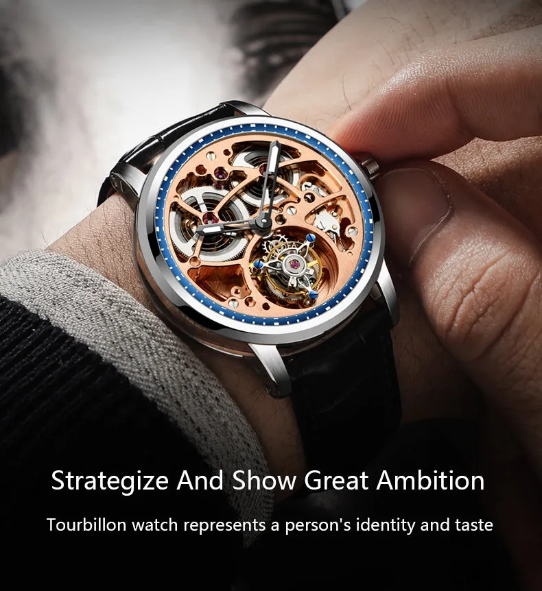 HAOFA Automatic Tourbillon Double Spring watch 1931