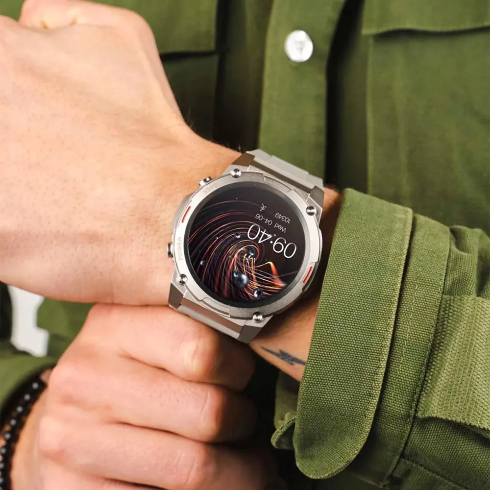 HiFuture FutureGo Mix2 AMOLED Smartwatch (Solace Grey)
