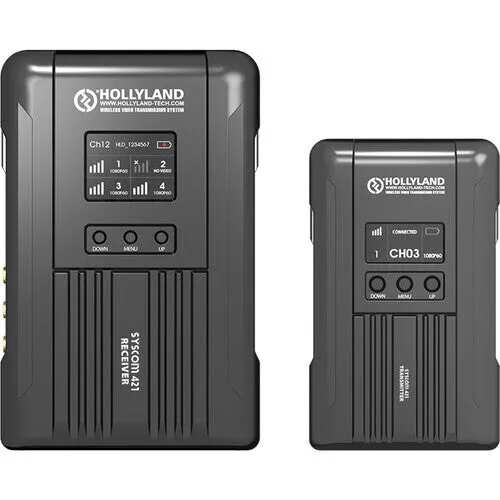 Hollyland Syscom 431 M1 Wireless Transmission System - 2TX   1RX