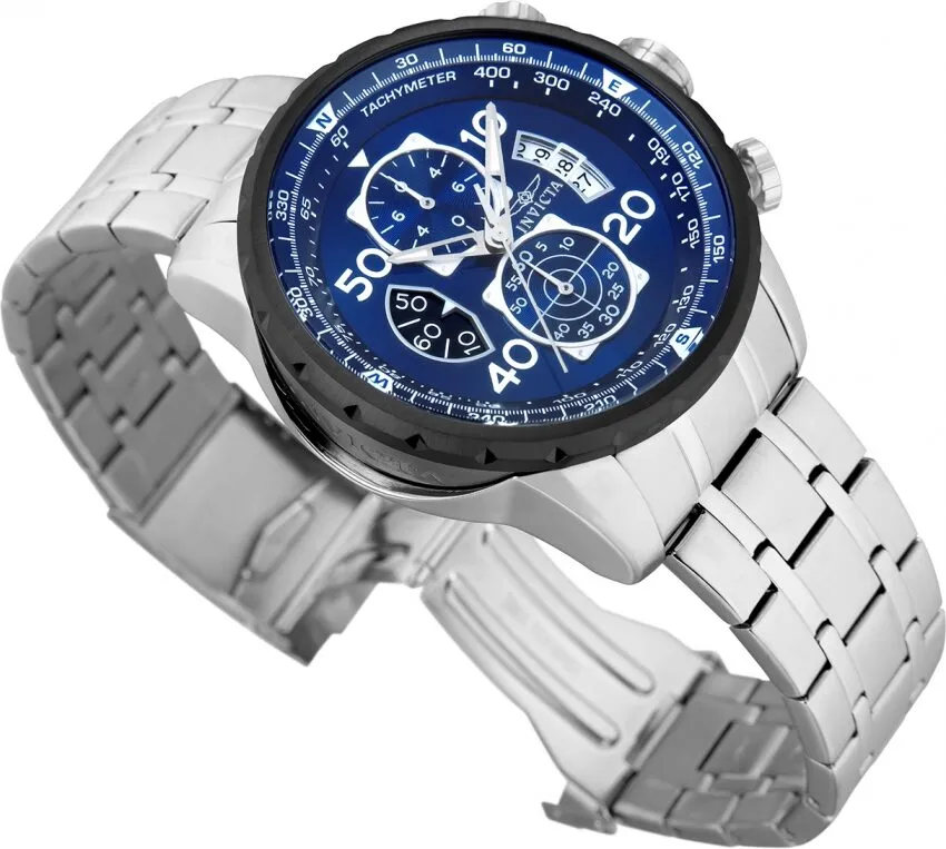 Invicta Aviator Chronograph Blue Dial Men's Watch 22970