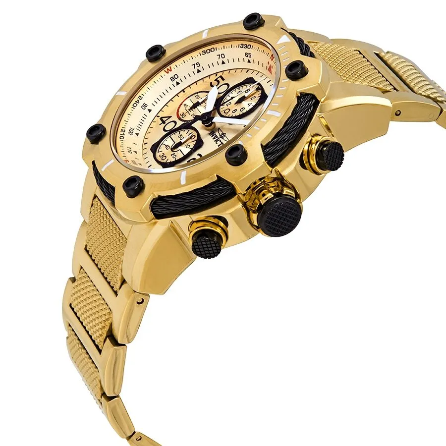 Invicta Bolt Chronograph Gold Dial Men's Watch 28026