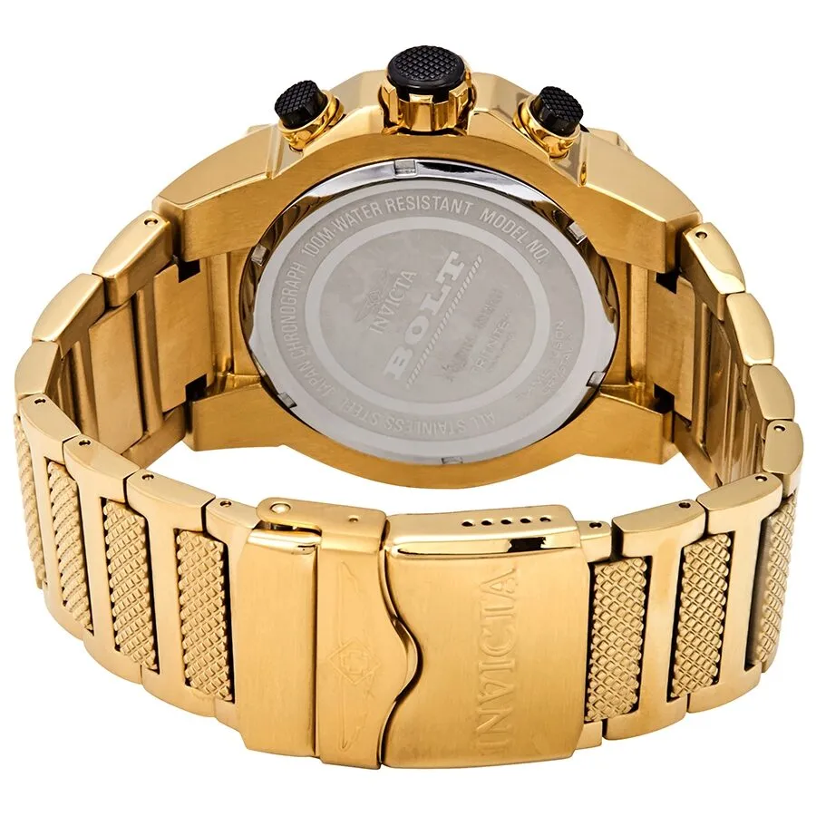 Invicta Bolt Chronograph Gold Dial Men's Watch 28026
