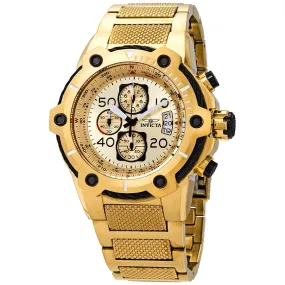 Invicta Bolt Chronograph Gold Dial Men's Watch 28026