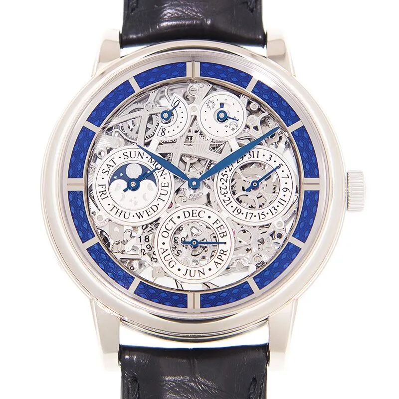 Jaeger LeCoultre Master Grande Tradition Skeleton Dial Men's Watch Q50635SQ