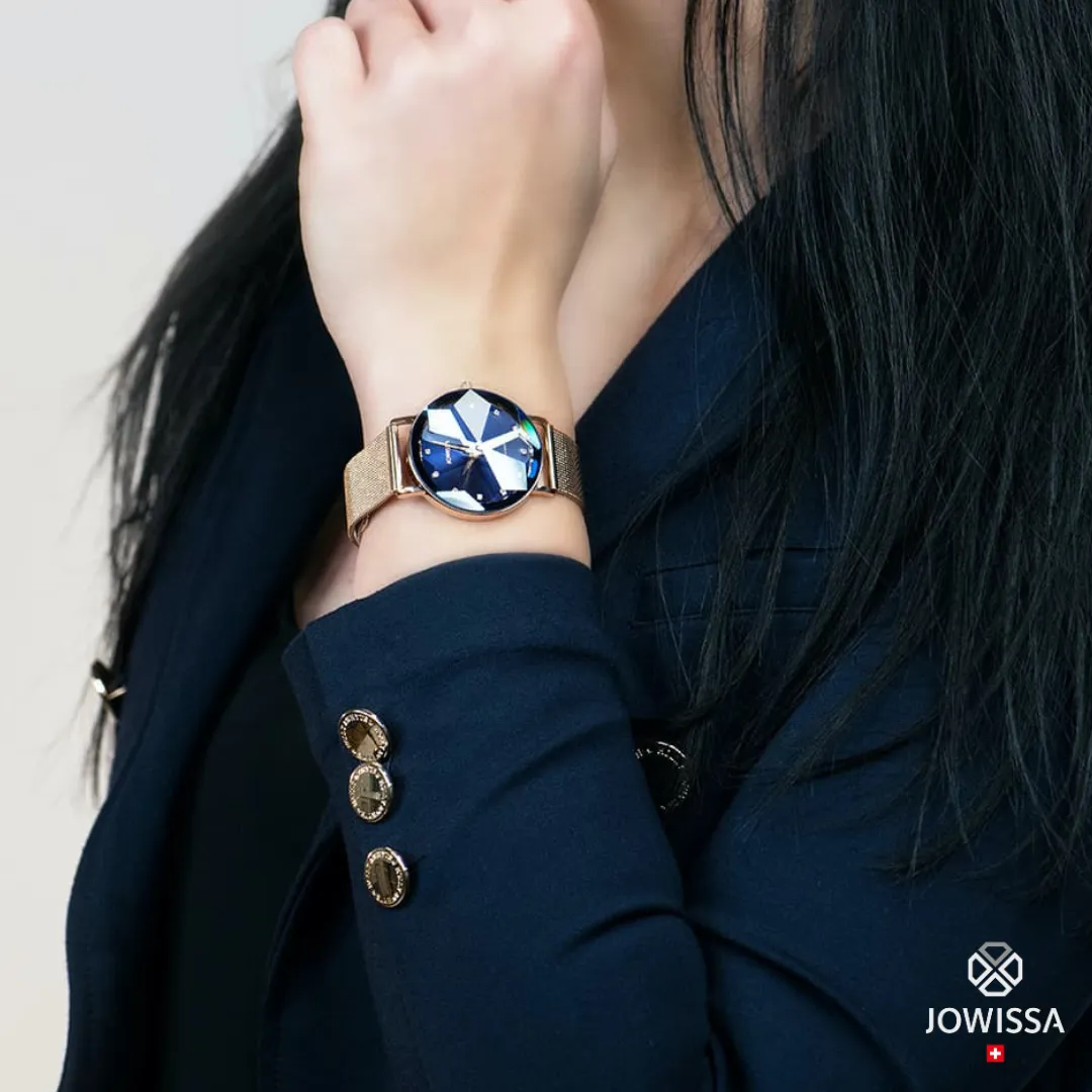 Jowissa Swiss Made Blue Dial Analog Watch For - Ladies J5.613.L