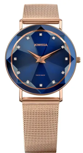 Jowissa Swiss Made Blue Dial Analog Watch For - Ladies J5.613.L