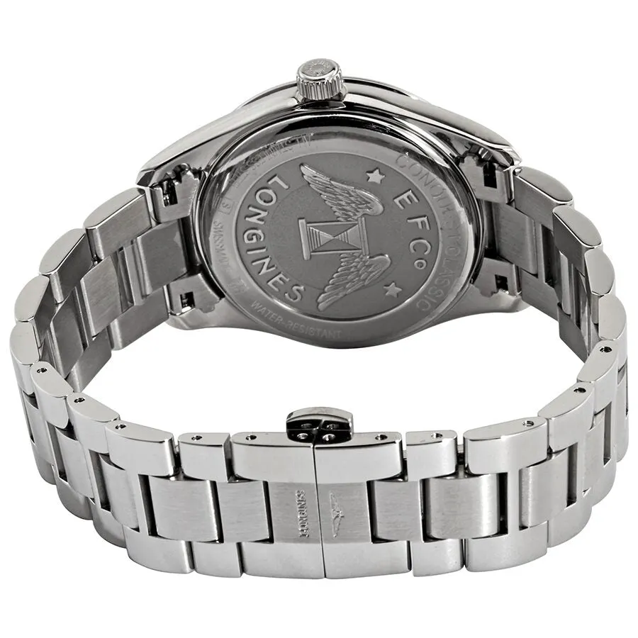 Longines Conquest Classic Black Mother of Pearl Diamond Dial Ladies Watch L23864886