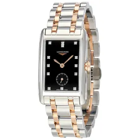 Longines DolceVita Black Dial Diamond Ladies Watch L5.512.5.57.7