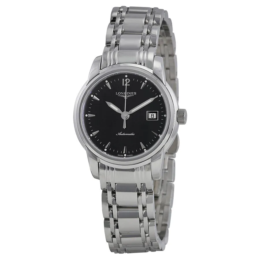 Longines Saint Imier Black Dial Stainless Steel Ladies Watch L25634526 L2.563.4.52.6