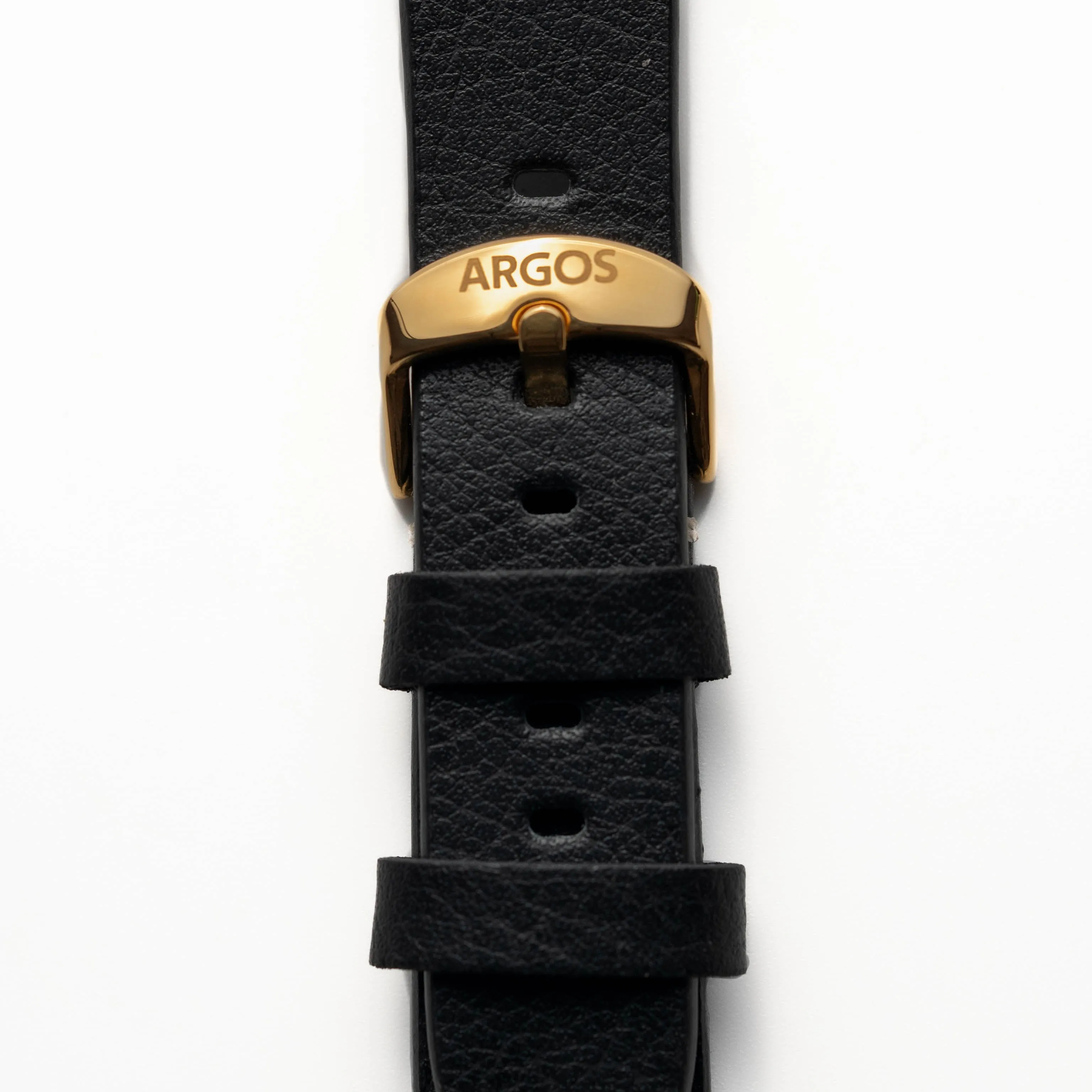 LS.02 Black Leather Strap