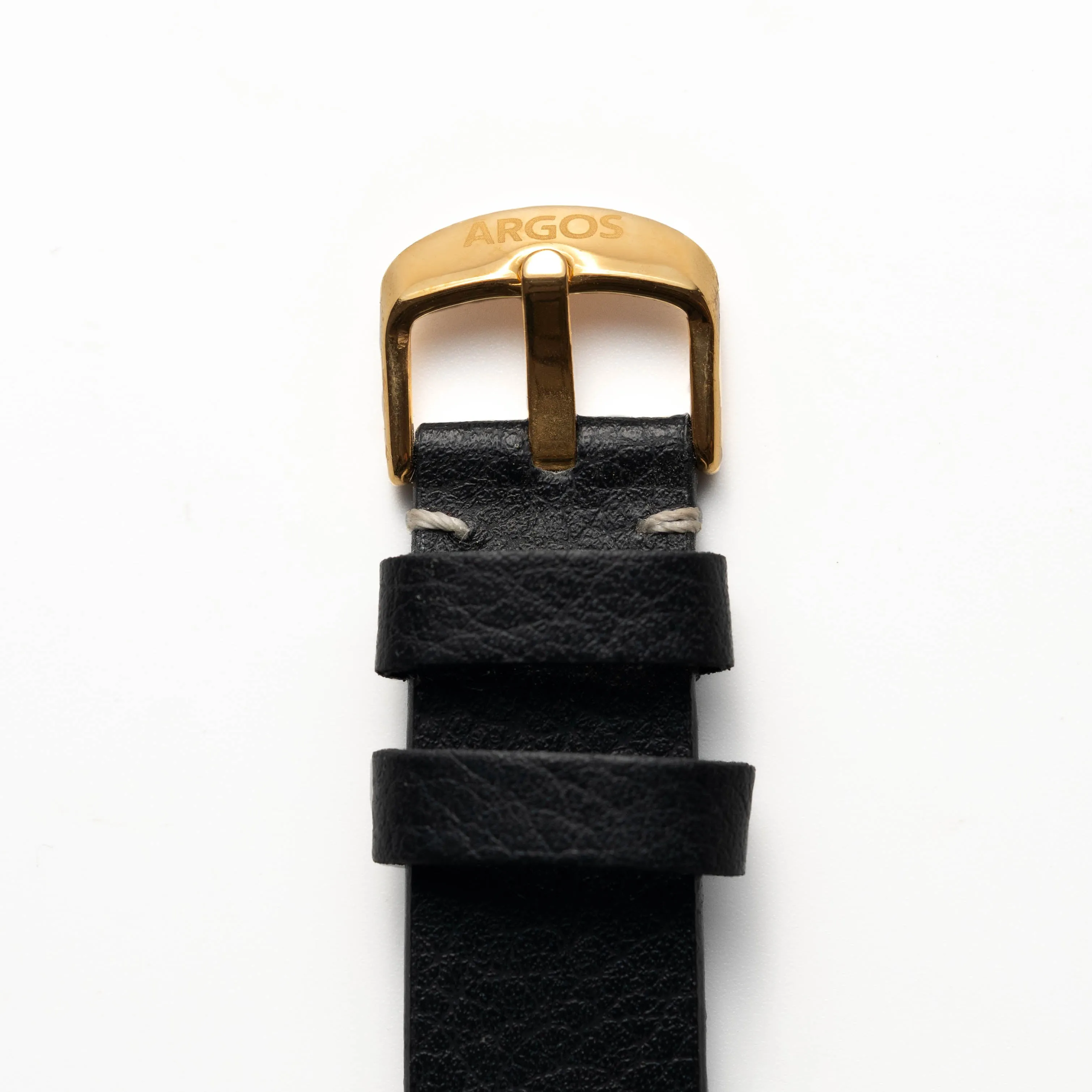LS.02 Black Leather Strap
