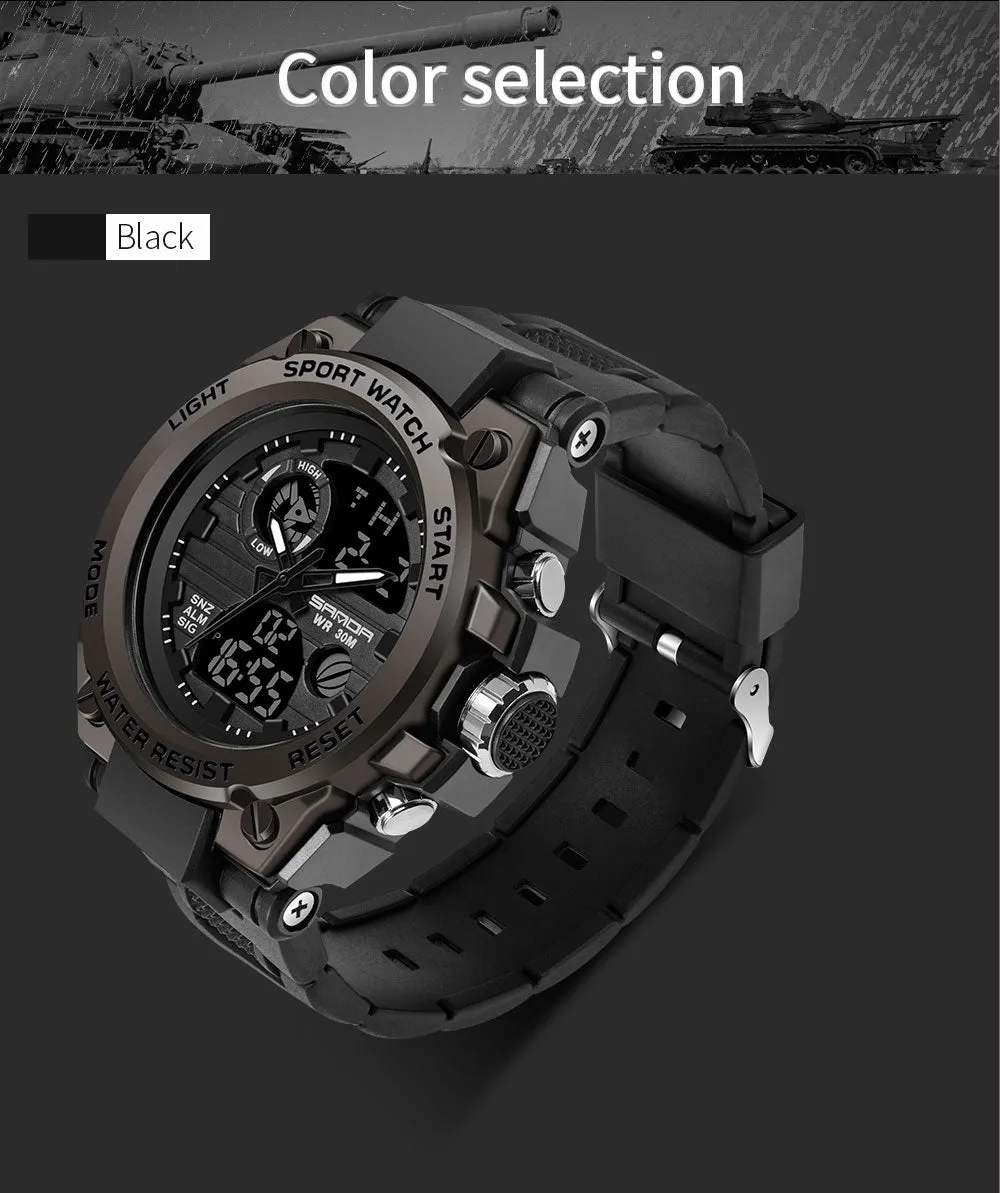 Luxury Military Quartz Electronic Watches Shockproof Waterproof Digital Wristwatch