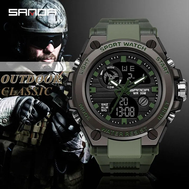 Luxury Military Quartz Electronic Watches Shockproof Waterproof Digital Wristwatch
