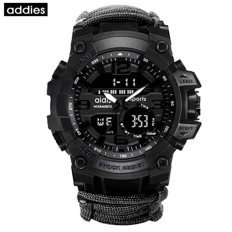 Men Digital Multi Use Survival Digital Sports Watches