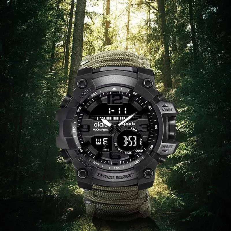 Men Digital Multi Use Survival Digital Sports Watches