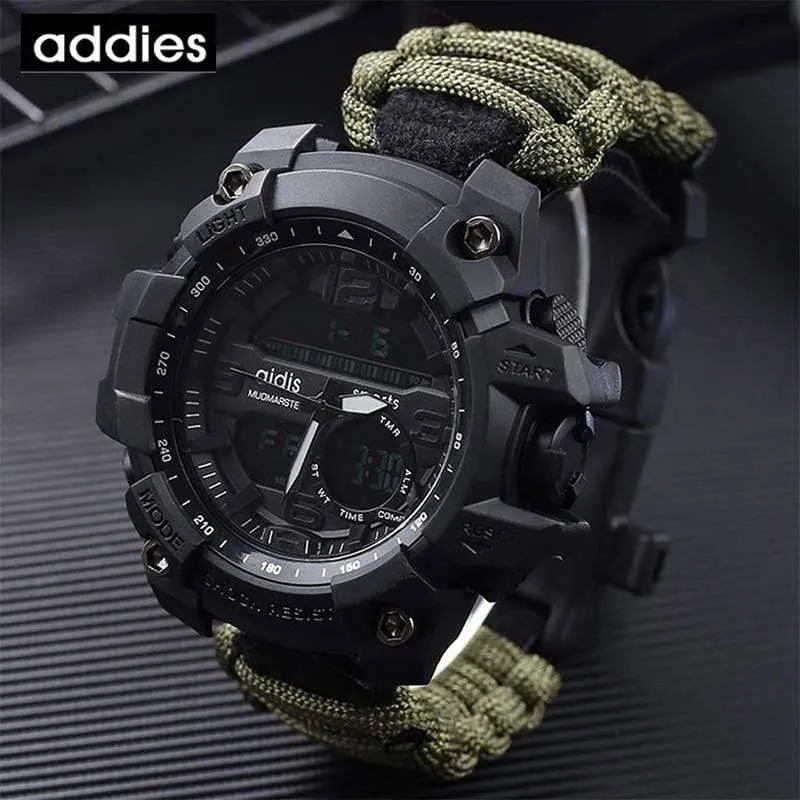 Men Digital Multi Use Survival Digital Sports Watches