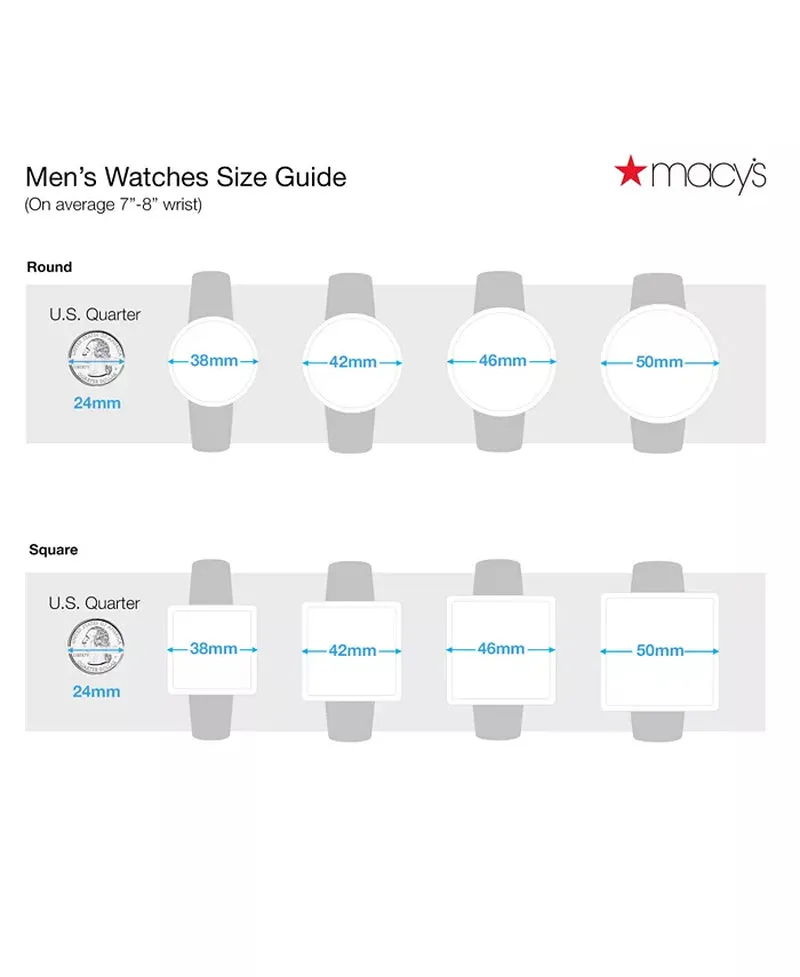 Men'S Futuro Diamond-Accent Stainless Steel Bracelet Watch 31X45Mm, Created for Macy'S