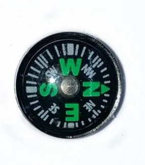 Miniature Black and Green Dollhouse Compass, Survival Gear