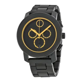 Movado Bold  Chronograph Black Dial Black TR90 Men's Watch 3600275