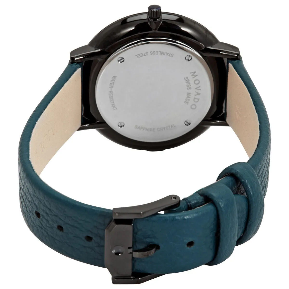 Movado Modern 47 Ultra Slim Quartz Green Dial Ladies Watch 0607342
