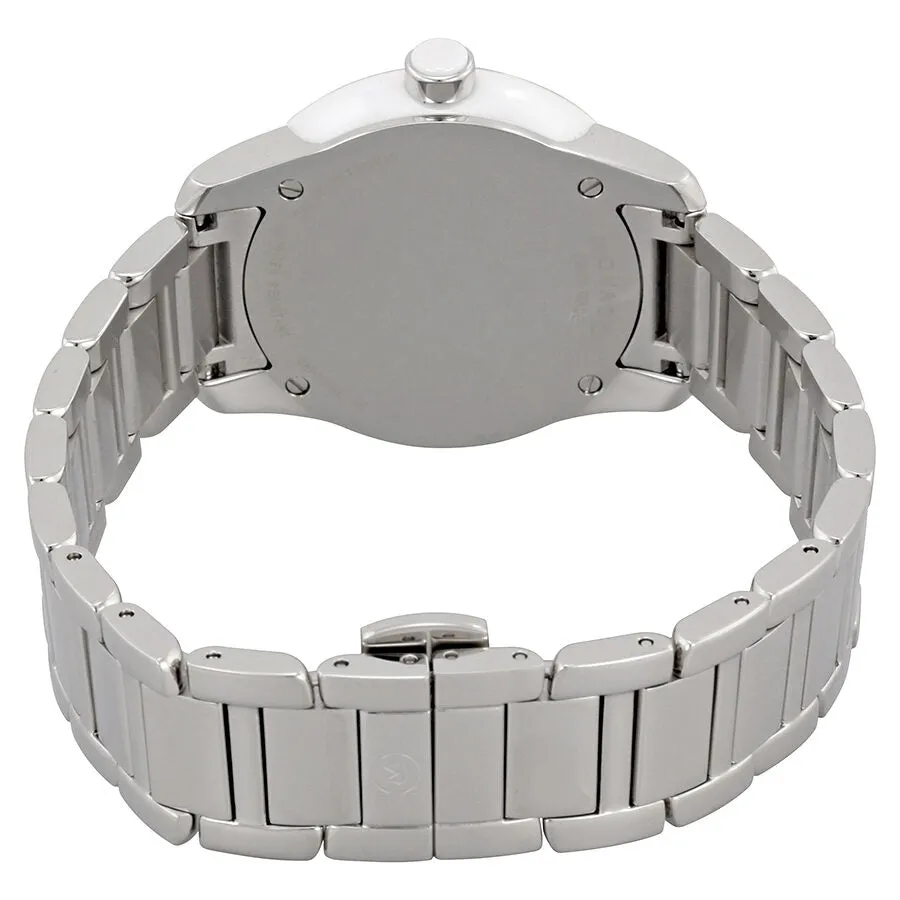 Movado Movado Diamond White Dial Stainless Steel Ladies Watch 0606943