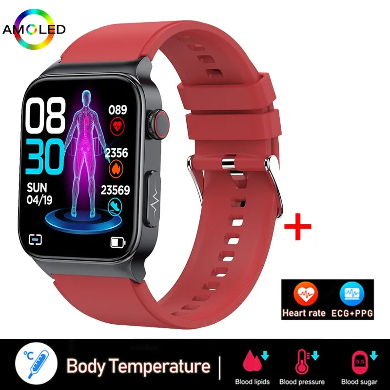 New ECG PPG Smart Watch Men Laser Treatment Of Hypertension Hyperglycemia Hyperlipidemia Heart Rate Healthy Sport Men Smartwatch