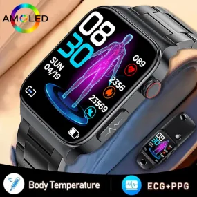New ECG PPG Smart Watch Men Laser Treatment Of Hypertension Hyperglycemia Hyperlipidemia Heart Rate Healthy Sport Men Smartwatch