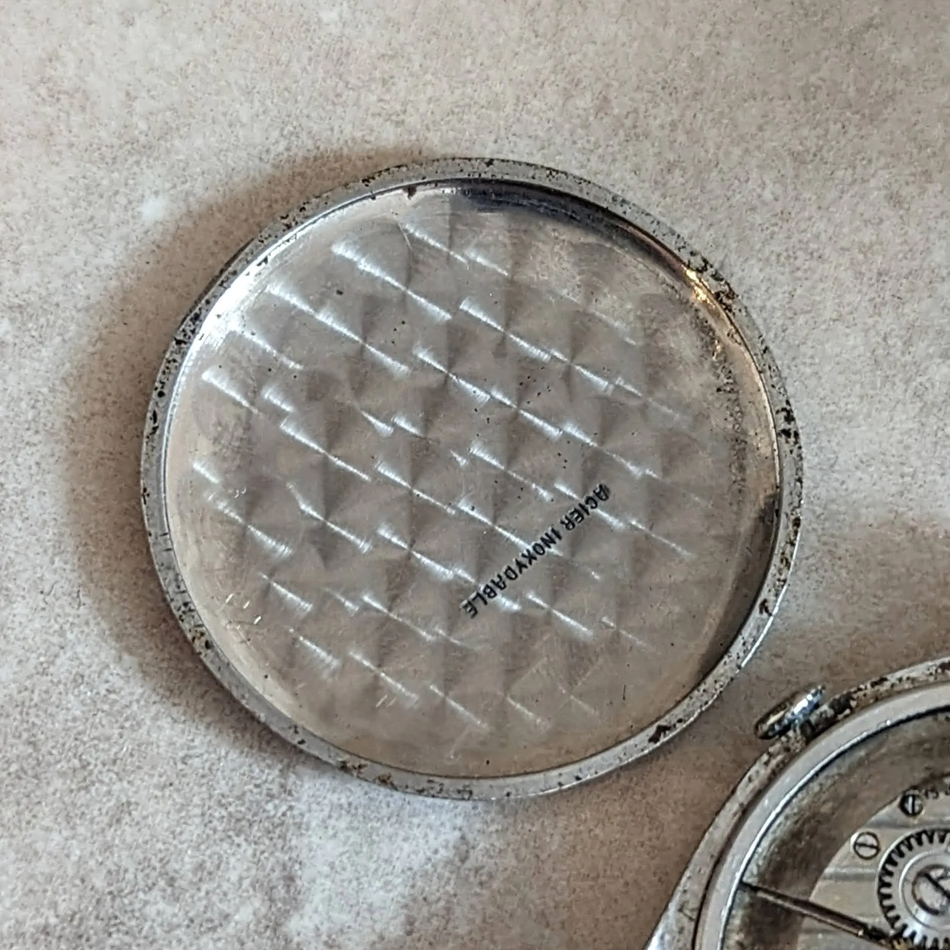 NICE WATCH Military Style 34.5mm Wristwatch Swiss Cal. ETA 960 Watch