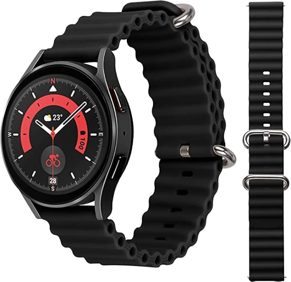 OCEAN LOOP SILICON STRAPS FOR MIBRO SMART WATCH C3, A2, GS, MIBRO LITE, WATCH 2 LITE, X1, C2, A1, MIBRO AIR, MIBRO COLOUR