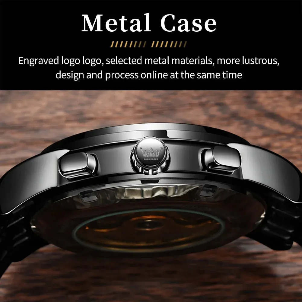 OLEVS 6678 Mechanical Watches Tourbillon Automatic watch
