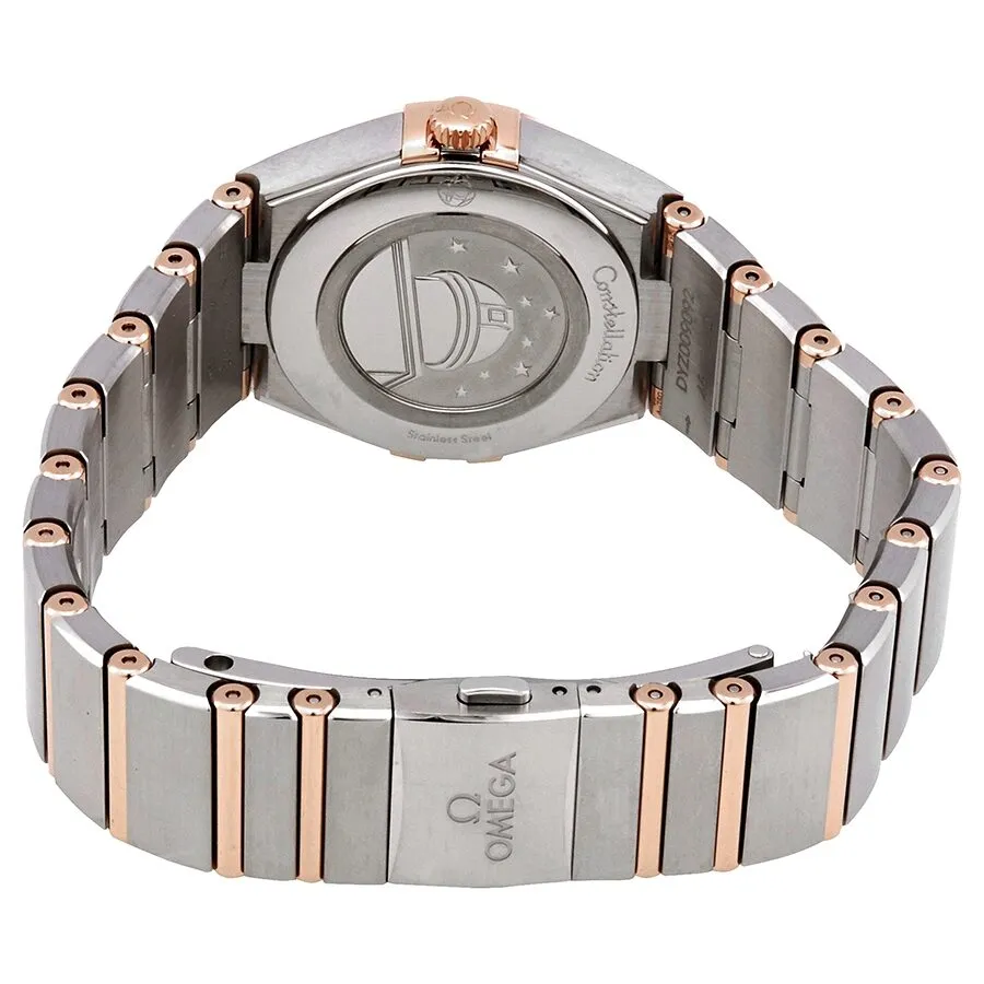 Omega Constellation Manhattan Diamond Dial Ladies Steel and 18k Sedna Gold Watch 131.20.28.60.52.001