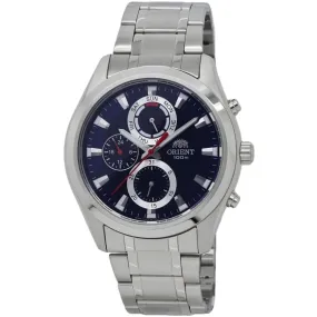Orient Chronograph Quartz Blue Dial Men's Watch FUY07001D0