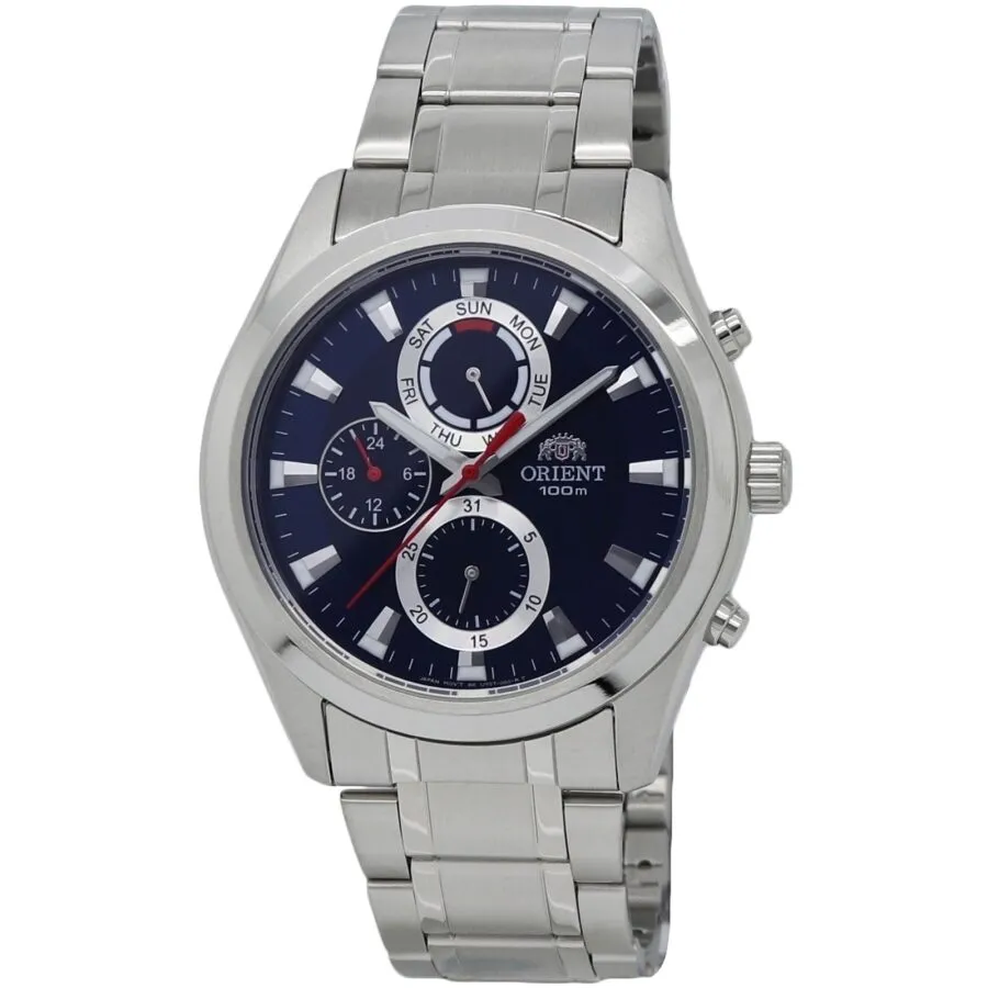 Orient Chronograph Quartz Blue Dial Men's Watch FUY07001D0