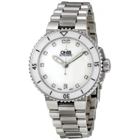 Oris Aquis Diamond Ladies Watch 733-7652-4191MB 01 733 7652 4191-07 8 18 01P