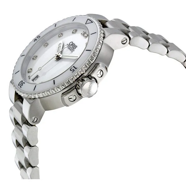 Oris Aquis Diamond Ladies Watch 733-7652-4191MB 01 733 7652 4191-07 8 18 01P