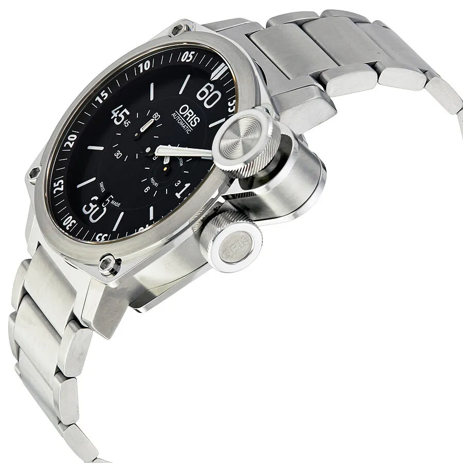 Oris BC4 Der Meisterflieger Automatic Black Dial Steel Men's Watch 749-7632-4194MB 01 749 7632 4194-07 8 22 58