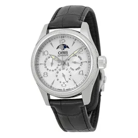 Oris Big Crown Complication Automatic Silver Dial Black Rubber Strap Men's Watch 582-7678-4061RS