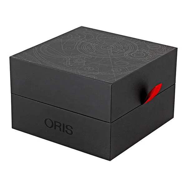 Oris Big Crown Complication Black Dial Black Leather Men's Watch 01 582 7678 4364-07 5 20 76FC