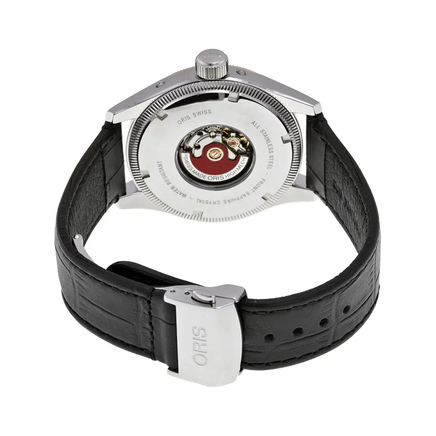 Oris Big Crown Complication Black Dial Black Leather Men's Watch 01 582 7678 4364-07 5 20 76FC
