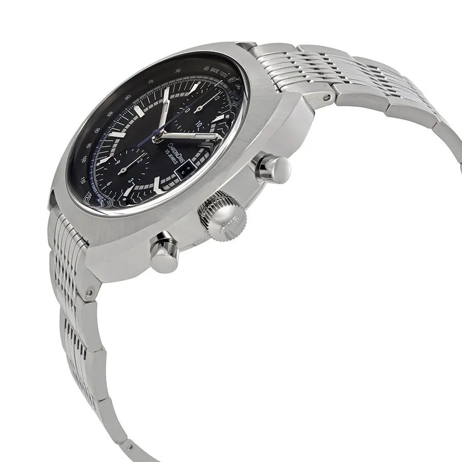 Oris Chronoris Chronograph Automatic Black Dial Men's Watch 01 673 7739 4084-set MB