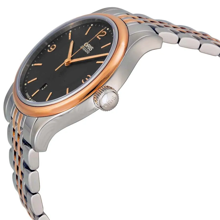 Oris Classic Date Black Dial Two-tone Steel Men's Watch 01 733 7594 4334-07 8 20 63