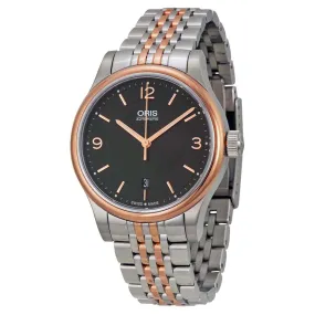Oris Classic Date Black Dial Two-tone Steel Men's Watch 01 733 7594 4334-07 8 20 63