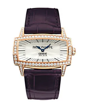 Patek Gondolo Gemma Rose Gold Ladies Watch 4981R