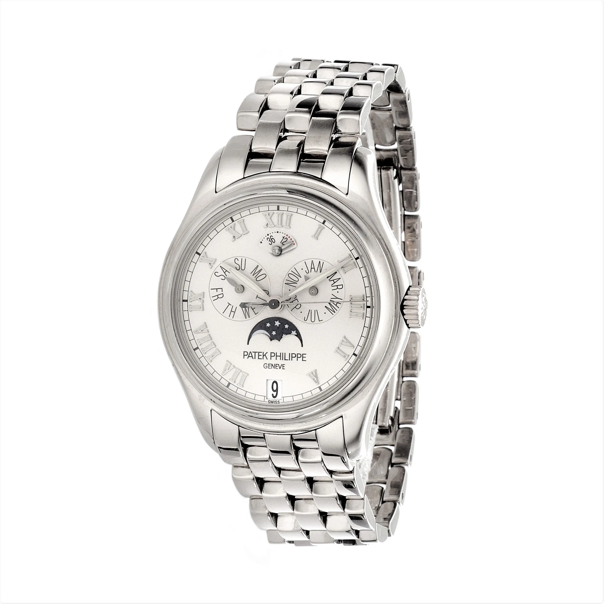 Patek Philippe 5036/1G Annual Calendar Watch in White Gold, Circa 2002