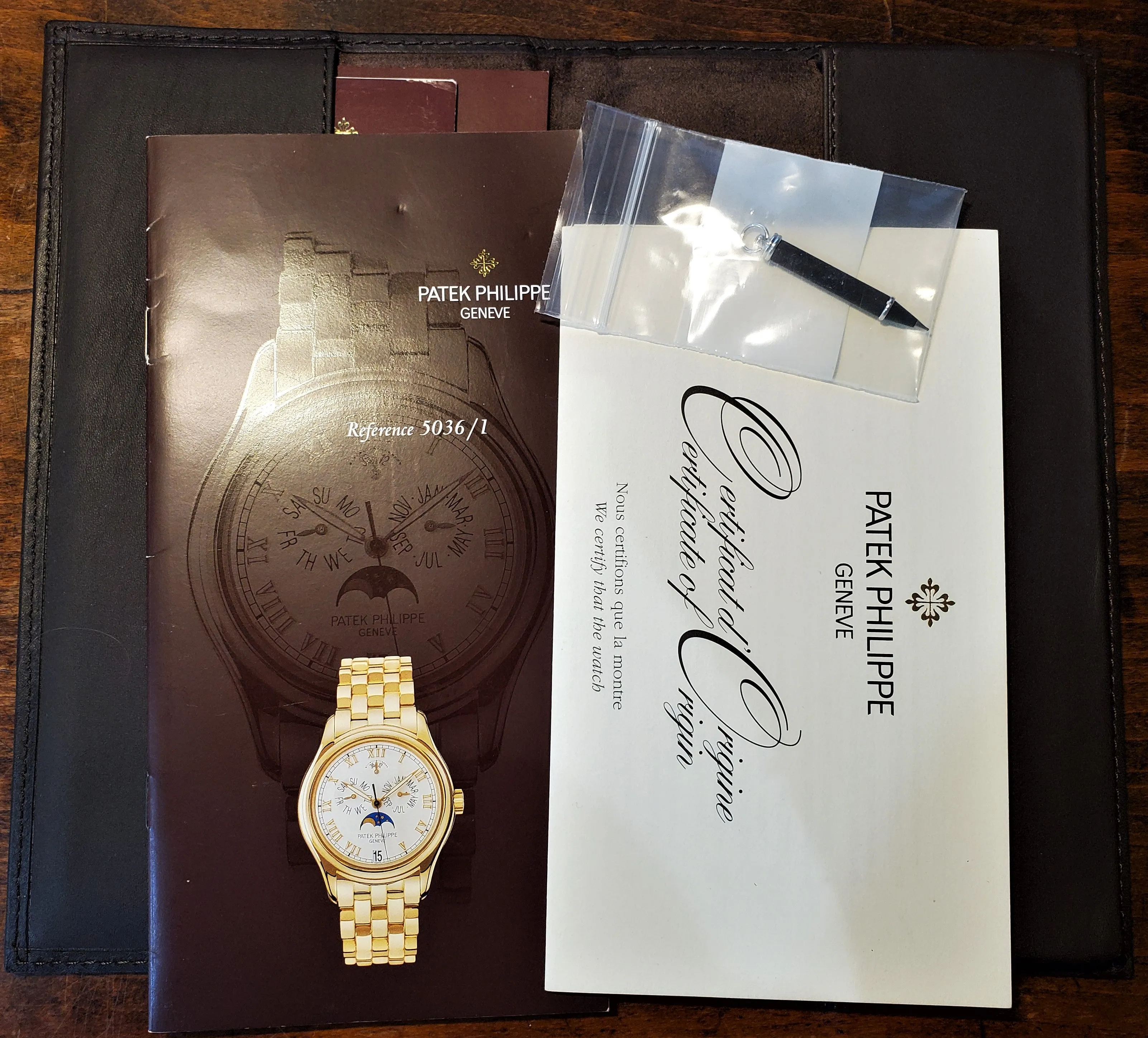 Patek Philippe 5036/1G Annual Calendar Watch in White Gold, Circa 2002