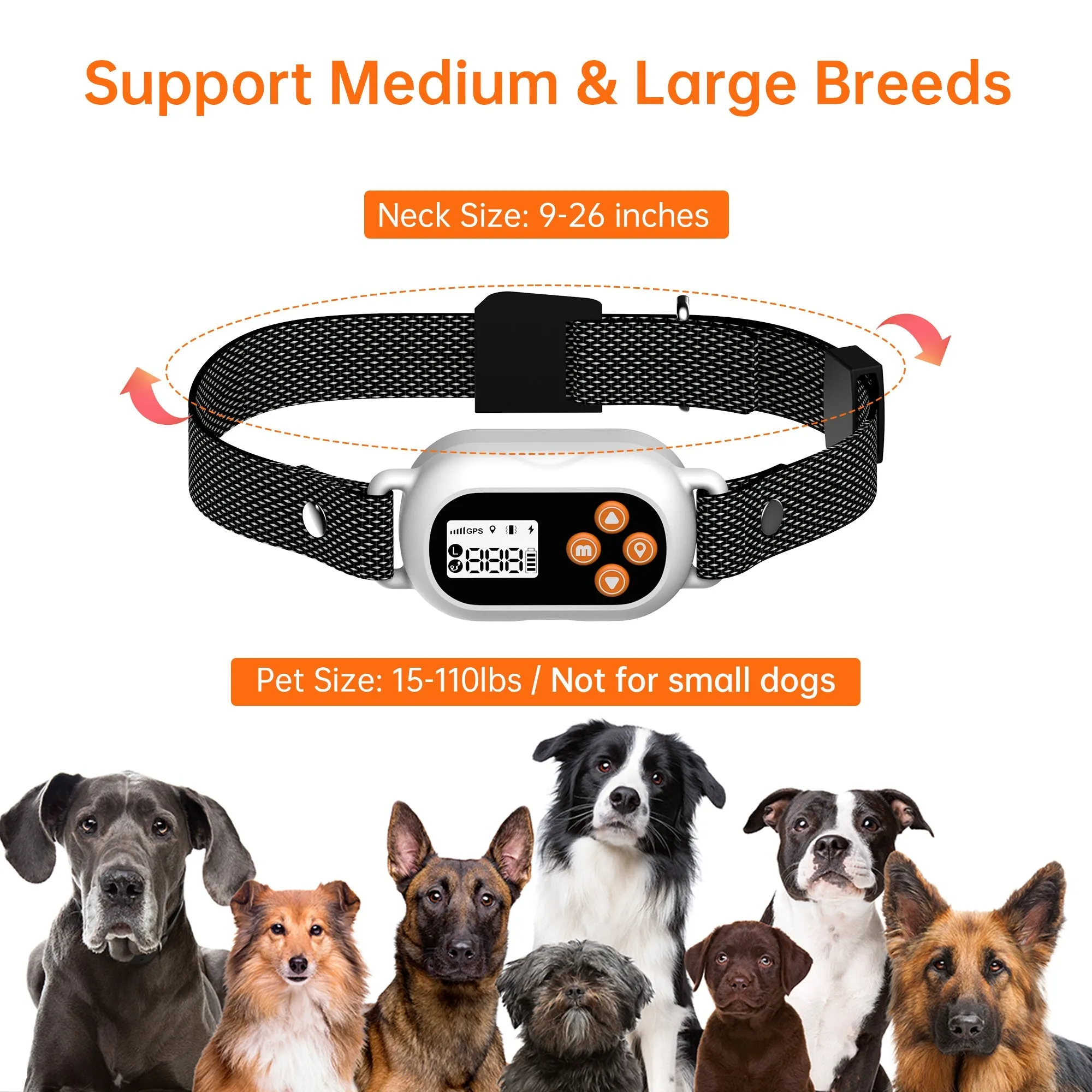 Pawfey SmartPro F820 GPS Wireless Dog Fence Collar