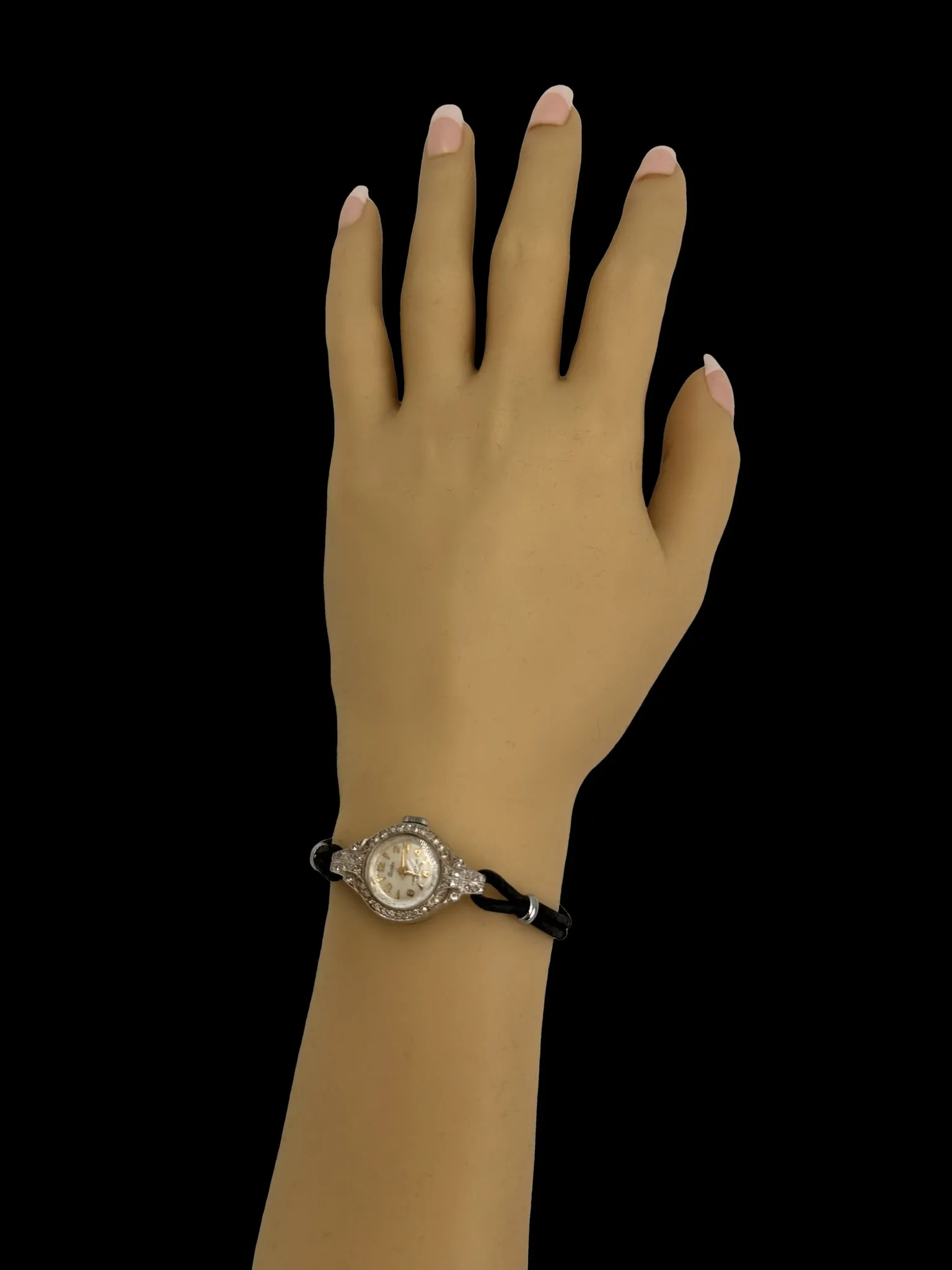 Platinum 44 Stone Diamond Mondia Ladies Watch